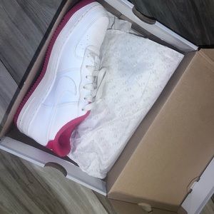 white/red nike air force 1 8